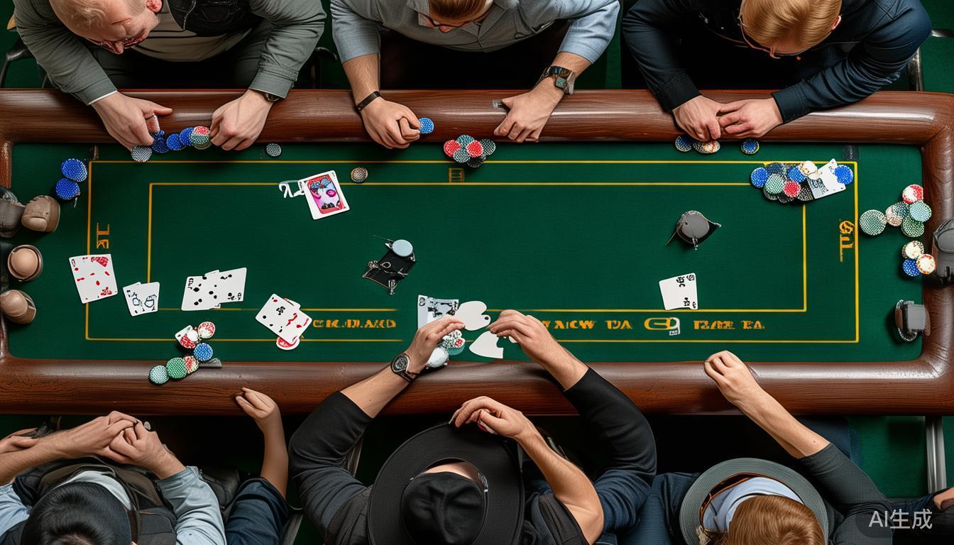 德州扑克起源于美国德州,玩法独特,各阶段决策关键