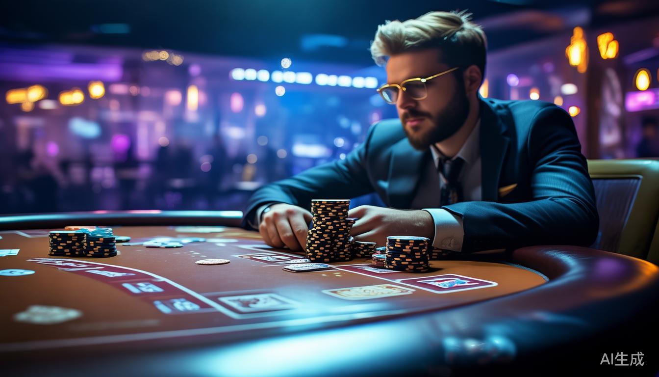 德州扑克:心理博弈的战场,如何在牌局中占据优势?